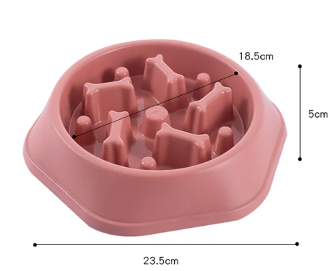 Anti-Choking Slow Feeder and Water Bowl Station Set for Dogs and Cats - Prevents Overeating and Promotes Healthy Digestion